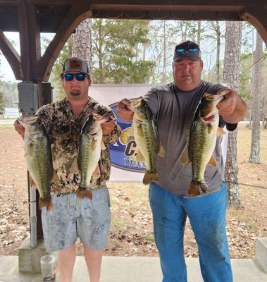 Zach Huffstetler & Wade Amick win CATT Lake Murray with 5 bass weighing ...